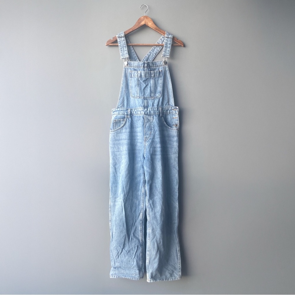 H&M Light Blue Denim Overalls